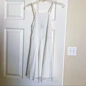 White scallop dress